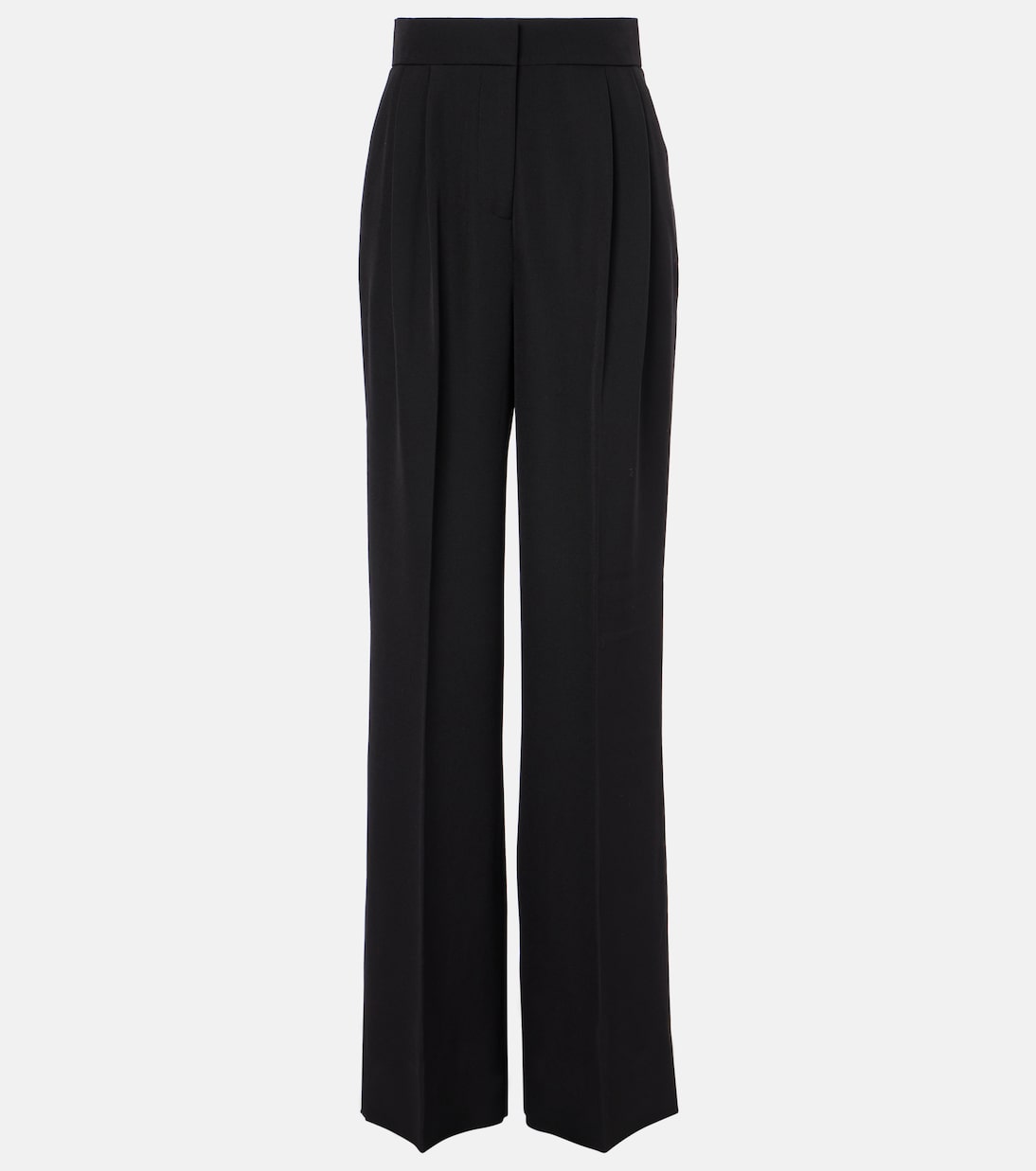Pantalon ample à taille haute en laine | Erdem