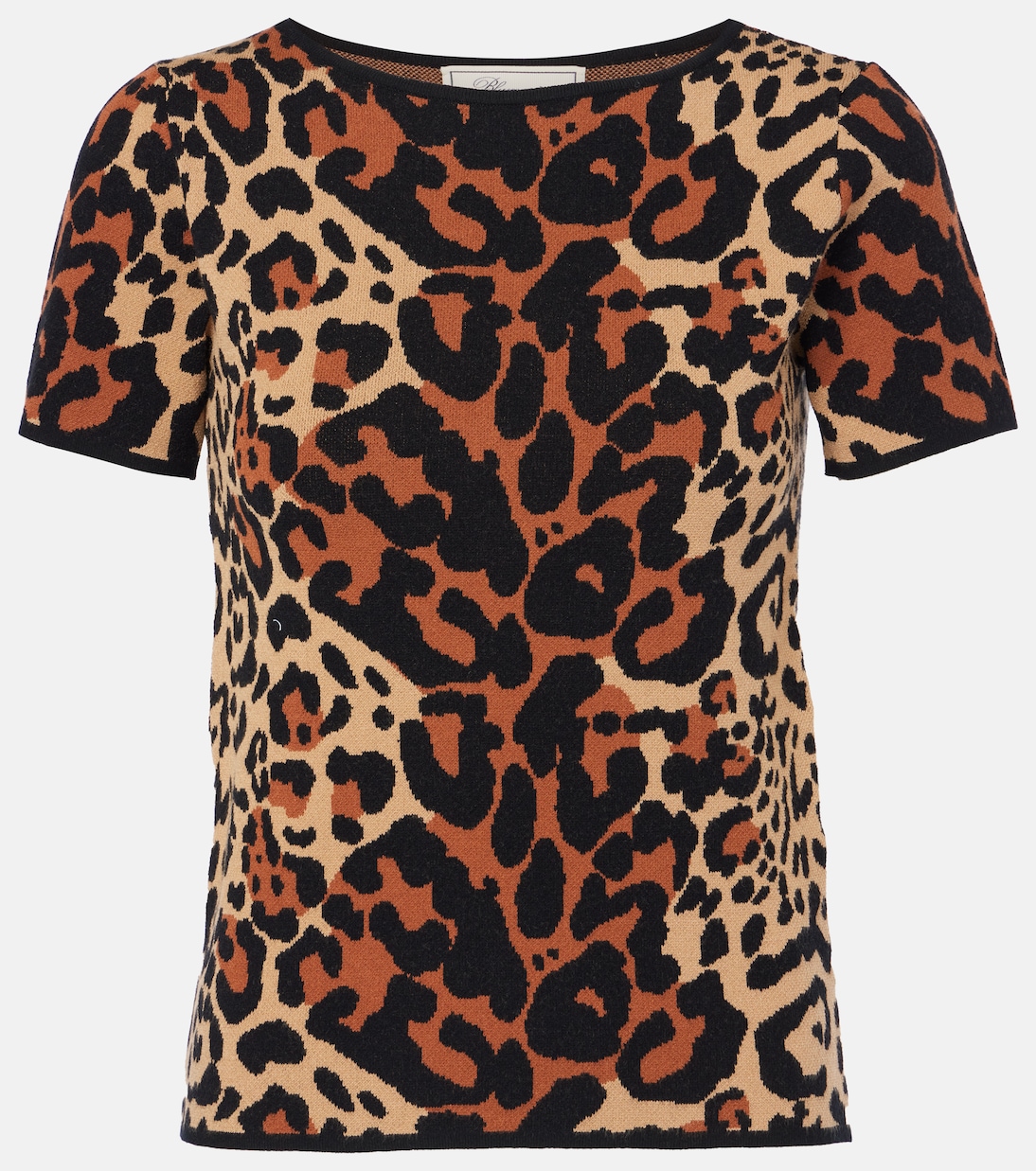 Shoert leopard-print top | Blumarine