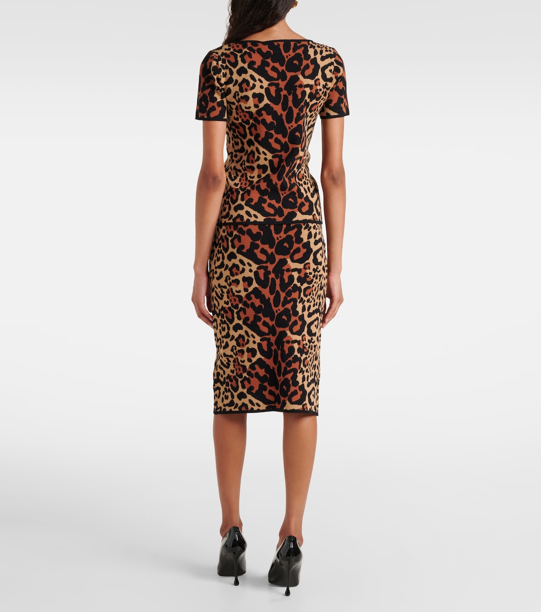 Shoert leopard-print top | Blumarine