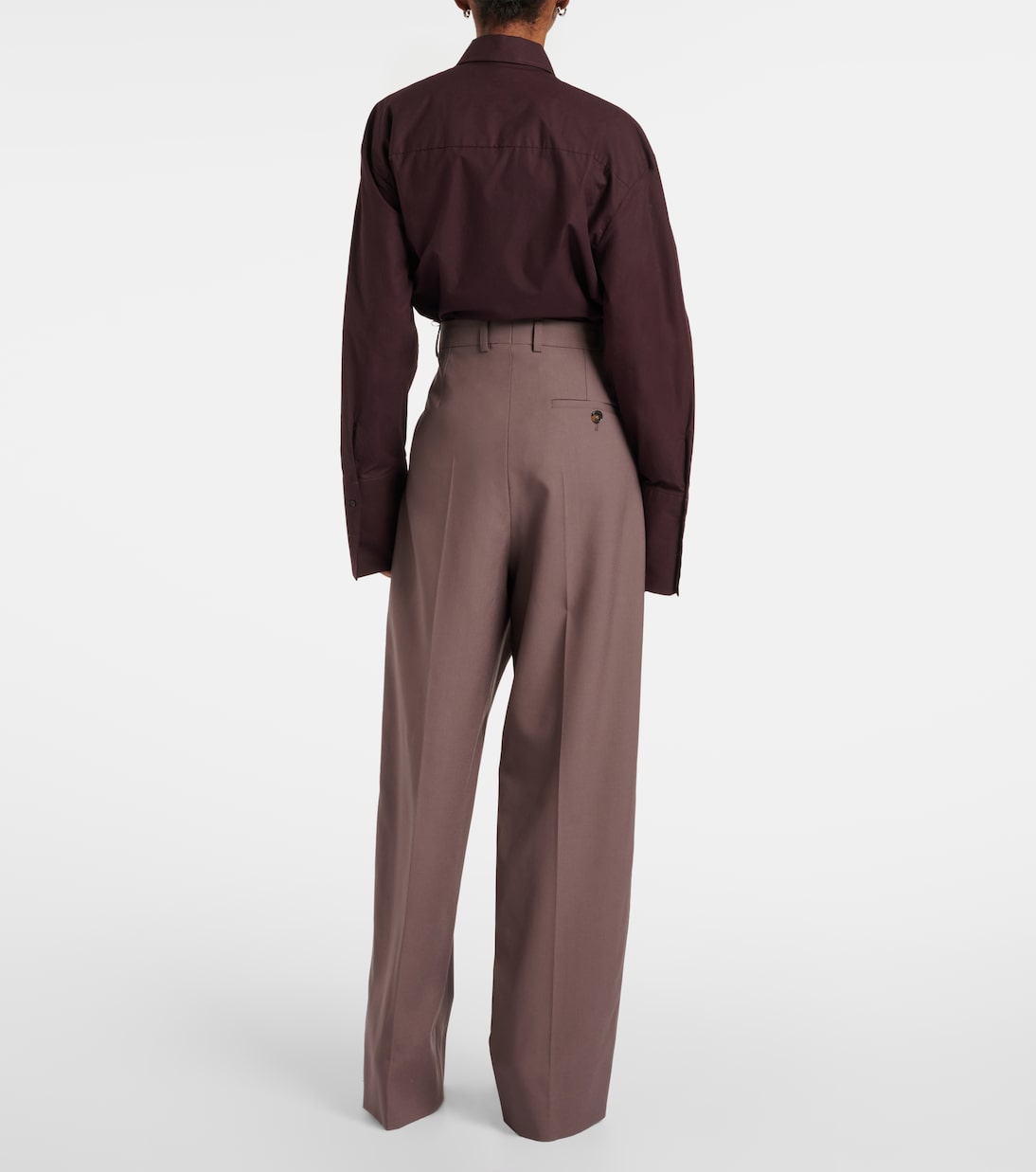 Pantalon ample en laine | Stella McCartney