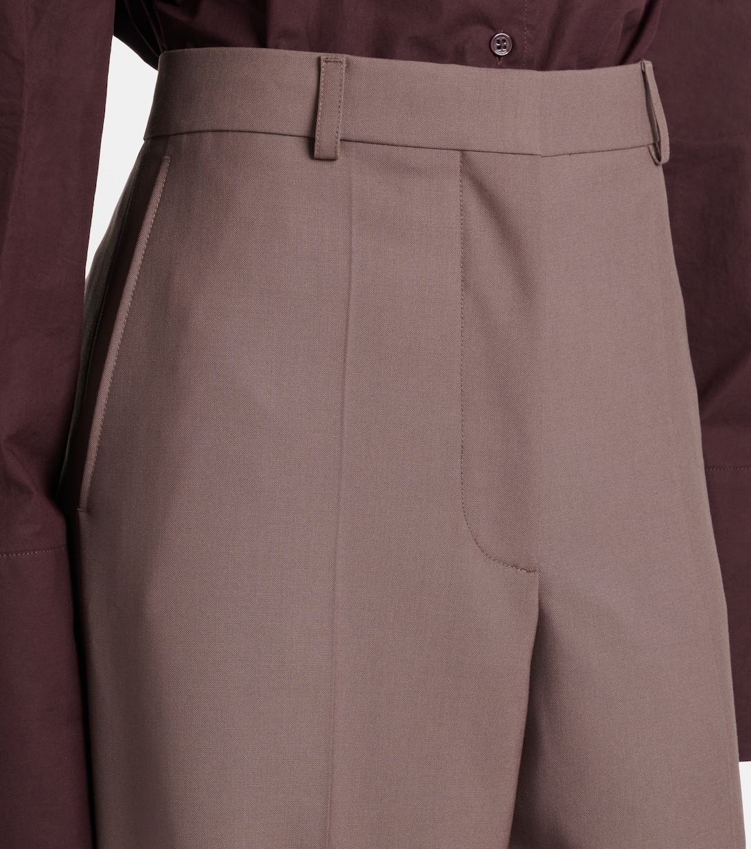 Pantalon ample en laine | Stella McCartney