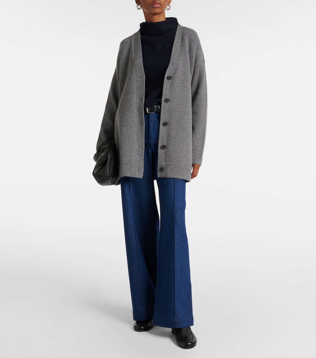 Cárdigan oversized de mezcla de lana | Vince