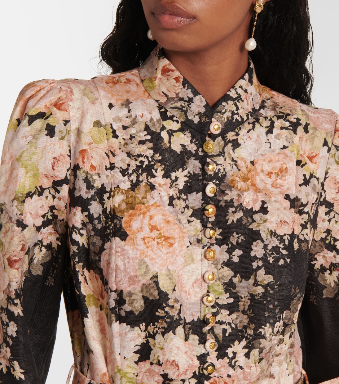 Midikleid aus Leinen | Zimmermann