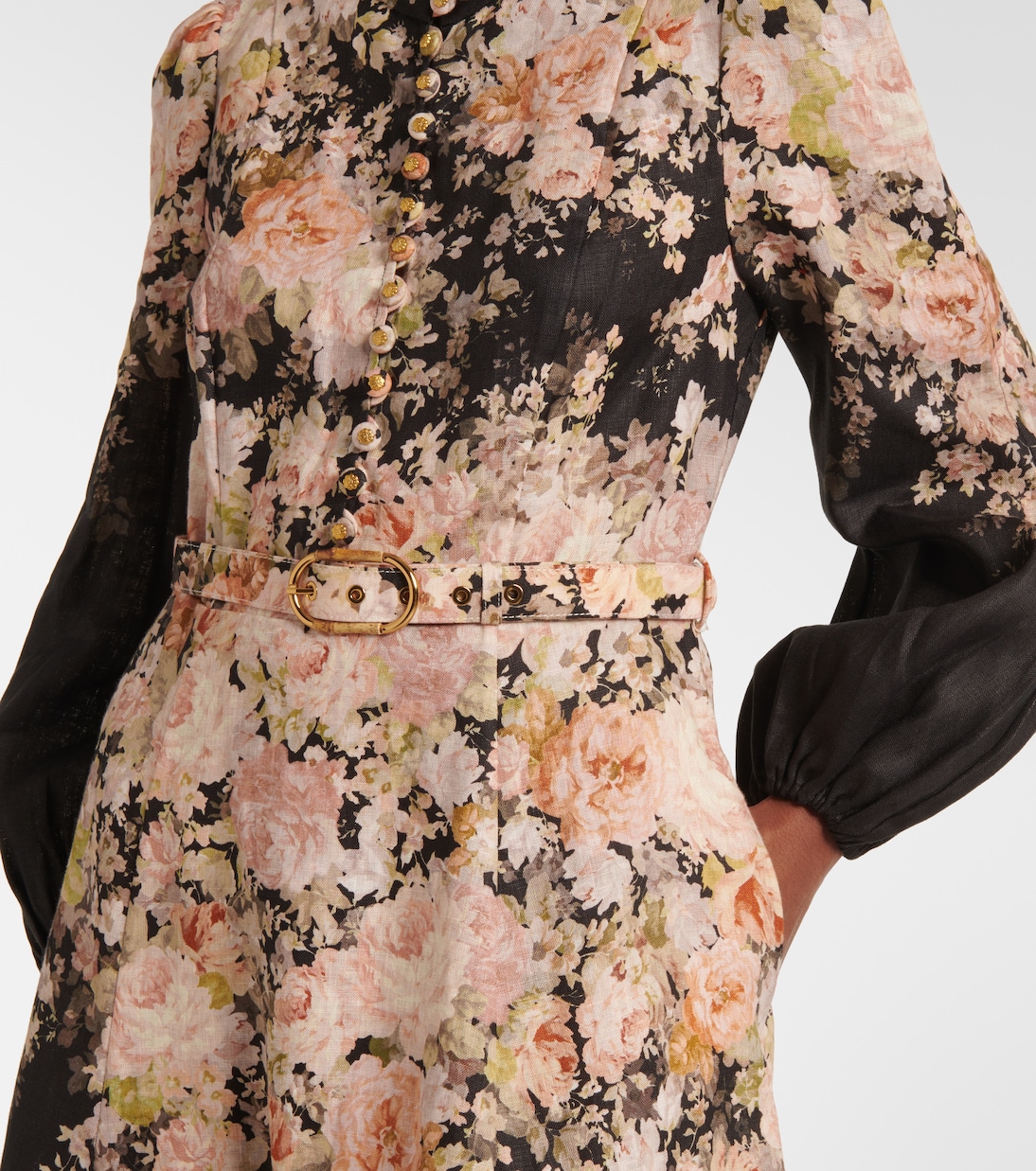 Midikleid aus Leinen | Zimmermann