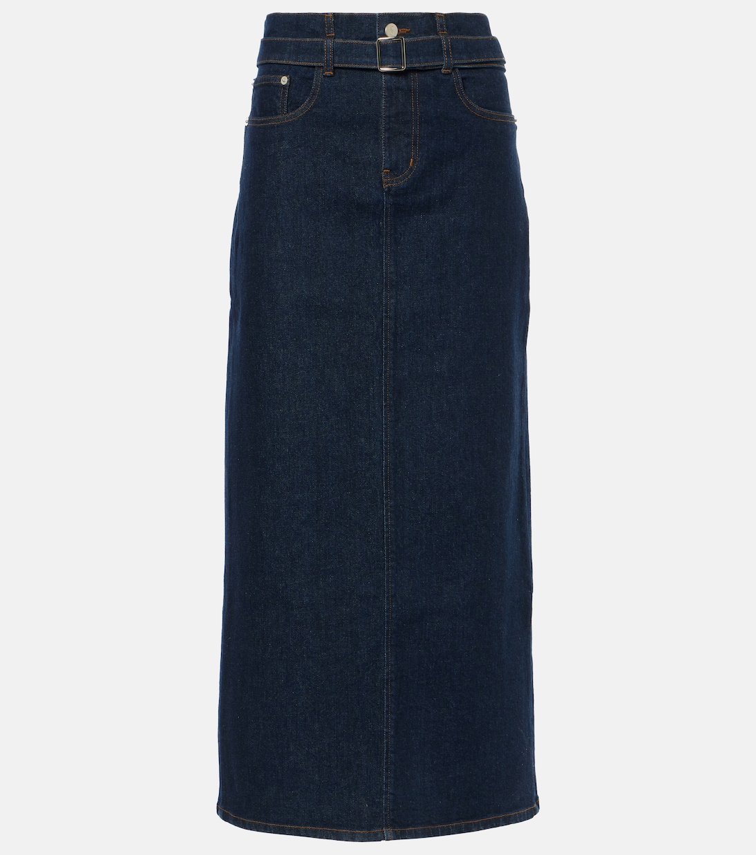 Falda midi Calder de denim | Proenza Schouler
