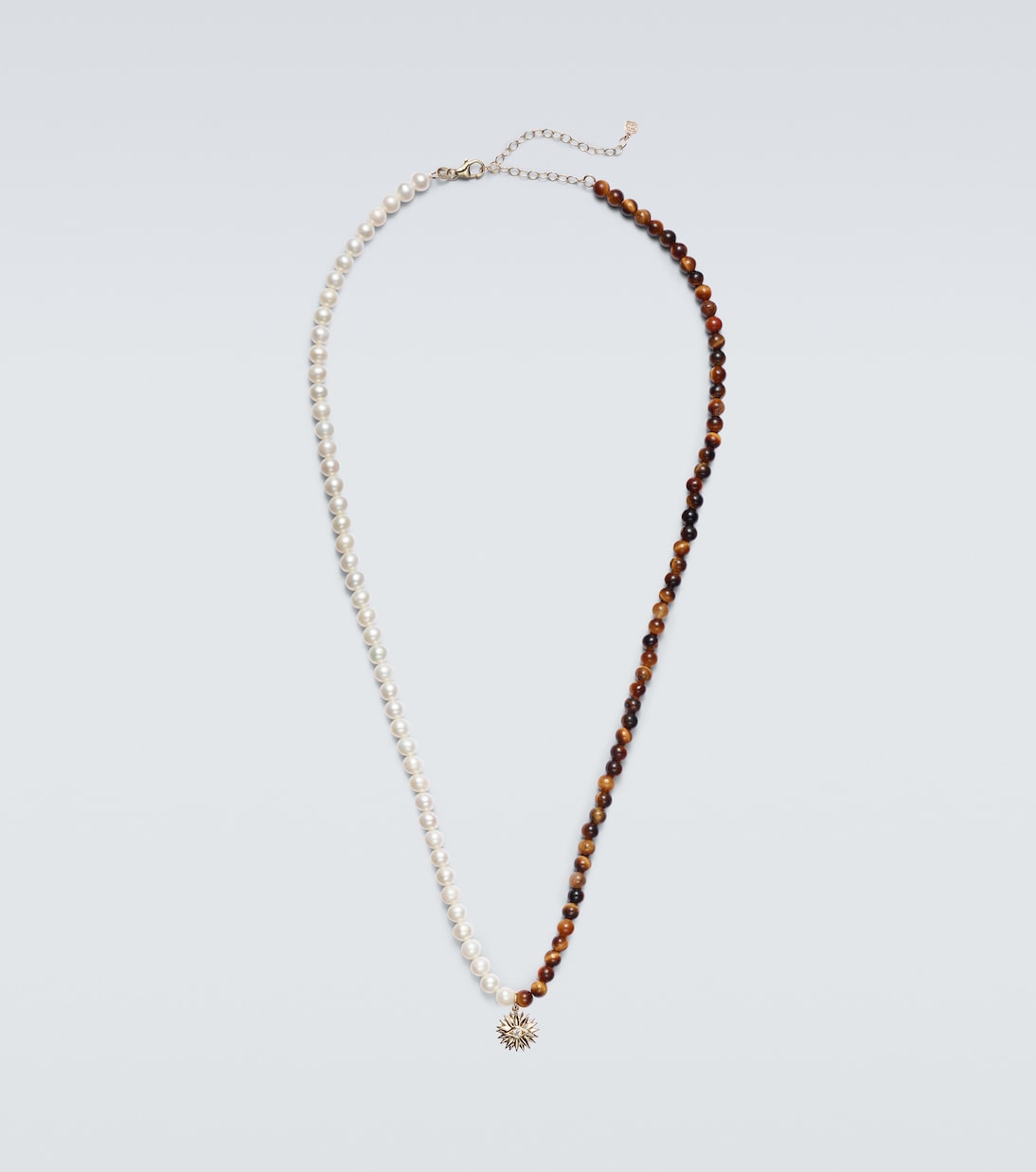 Collana Evil Eye in oro 14kt con perle | Sydney Evan