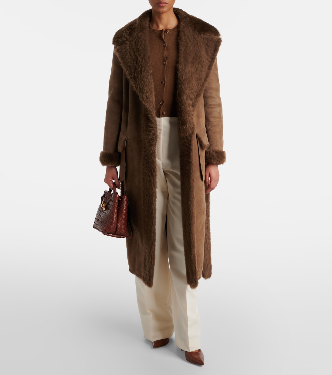 Wilmer reversible shearling coat | Ralph Lauren Collection
