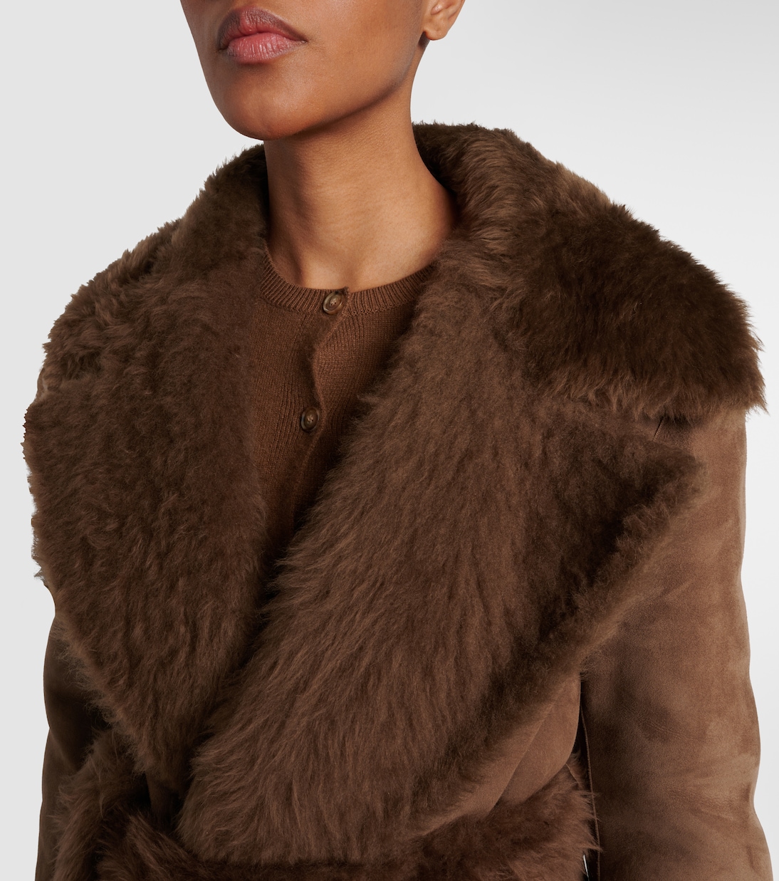 Wilmer reversible shearling coat | Ralph Lauren Collection