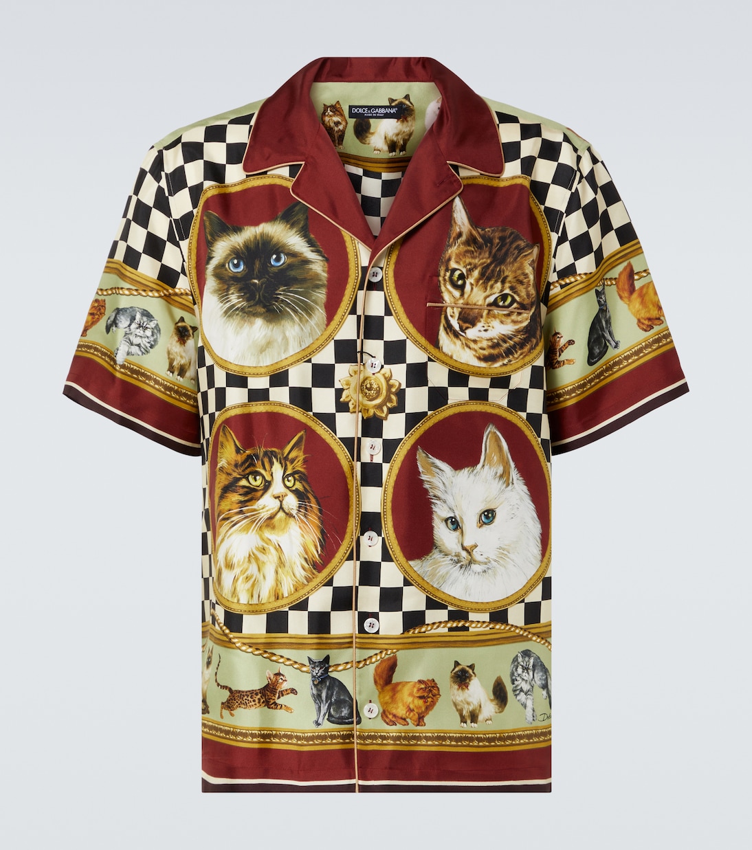 Hemd aus Seiden-Twill | Dolce&Gabbana