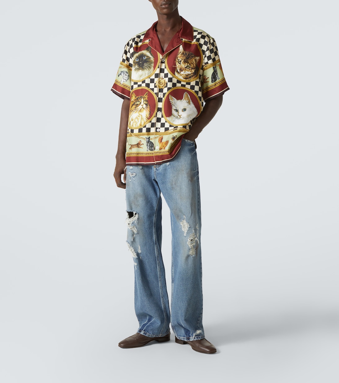 Hemd aus Seiden-Twill | Dolce&Gabbana