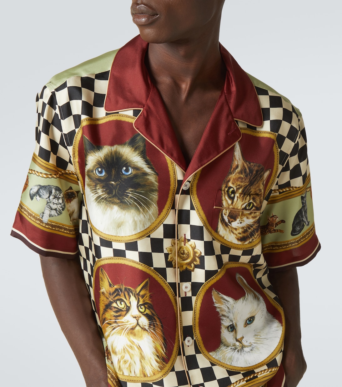 Hemd aus Seiden-Twill | Dolce&Gabbana
