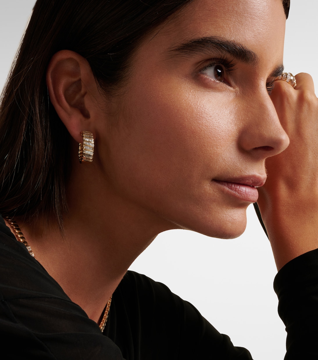 Boucles d'oreilles Zoe en or 18 ct et diamants | Anita Ko