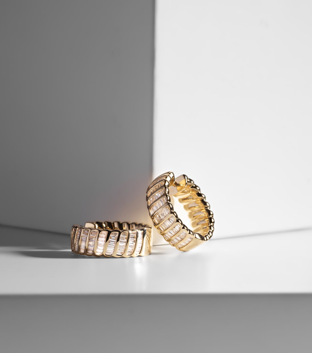 Boucles d'oreilles Zoe en or 18 ct et diamants | Anita Ko