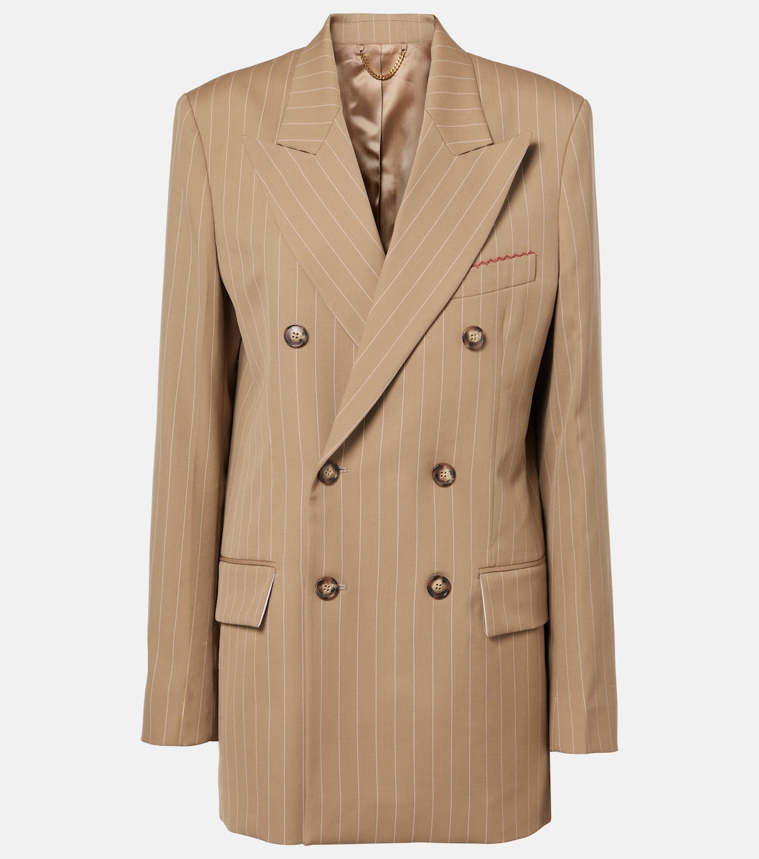 Pinstripe virgin wool blazer | Victoria Beckham