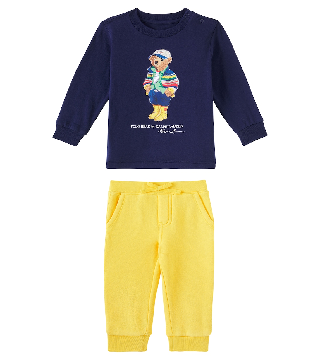 Baby Polo Bear top and sweatpants set | Polo Ralph Lauren Kids
