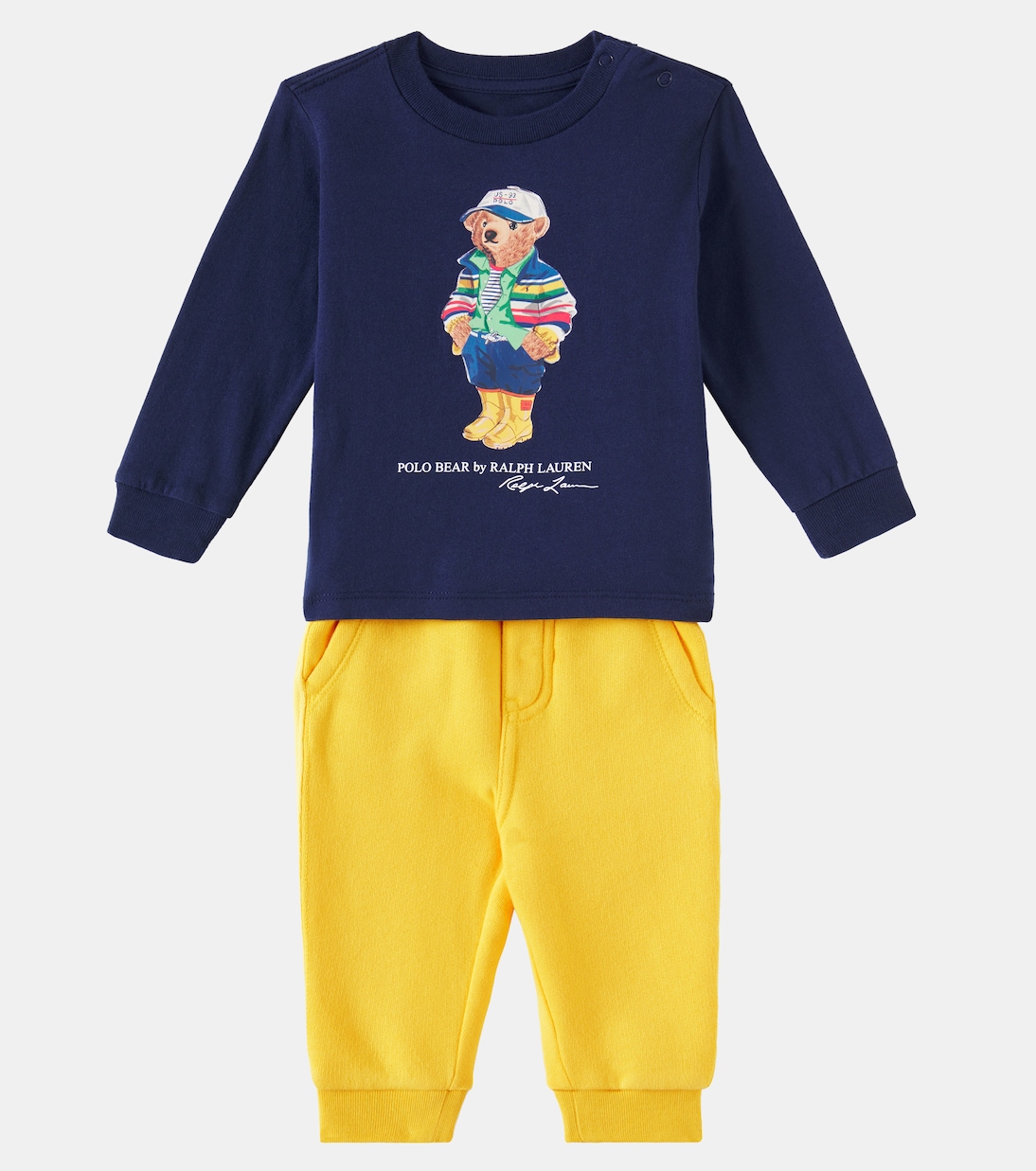 Baby Polo Bear top and sweatpants set | Polo Ralph Lauren Kids