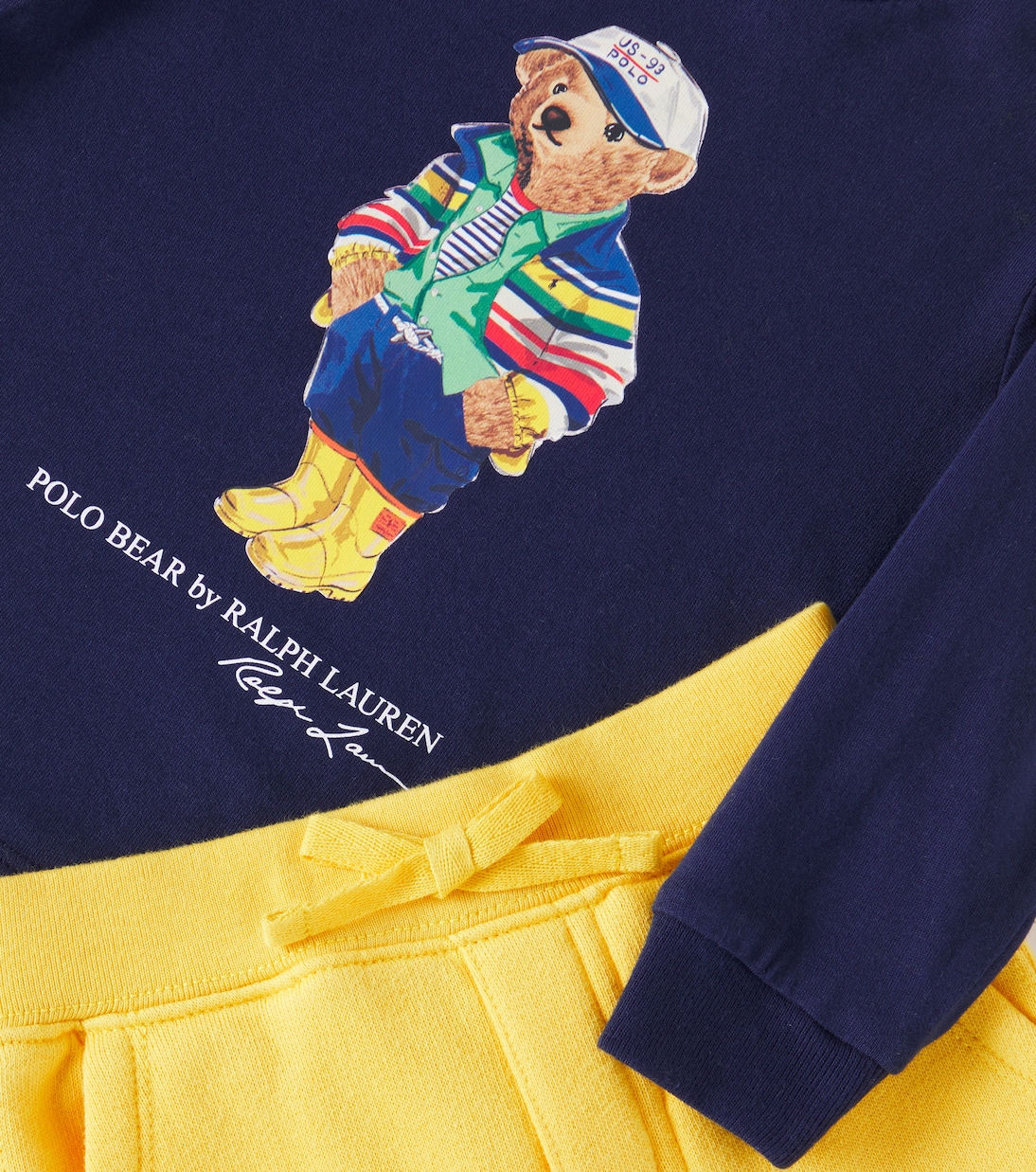 Baby Polo Bear top and sweatpants set | Polo Ralph Lauren Kids