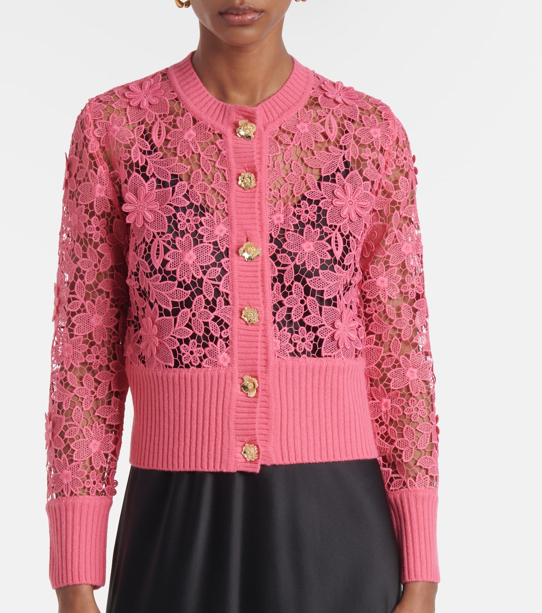 Cardigan brodé | Monique Lhuillier