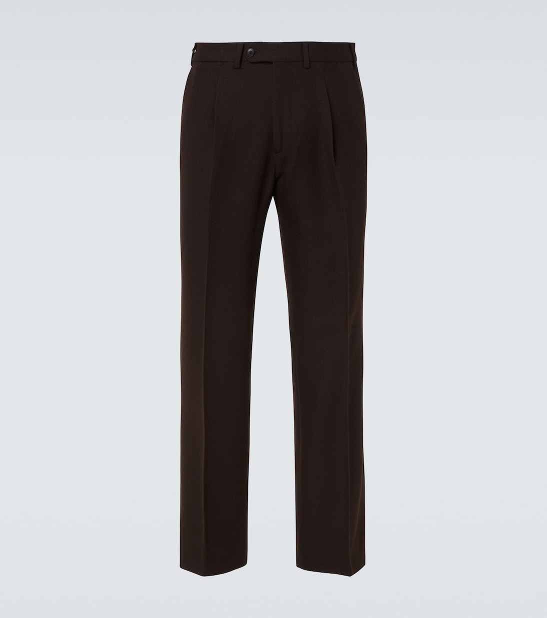 Pantaloni a gamba larga Amo in twill di lana | Saman Amel