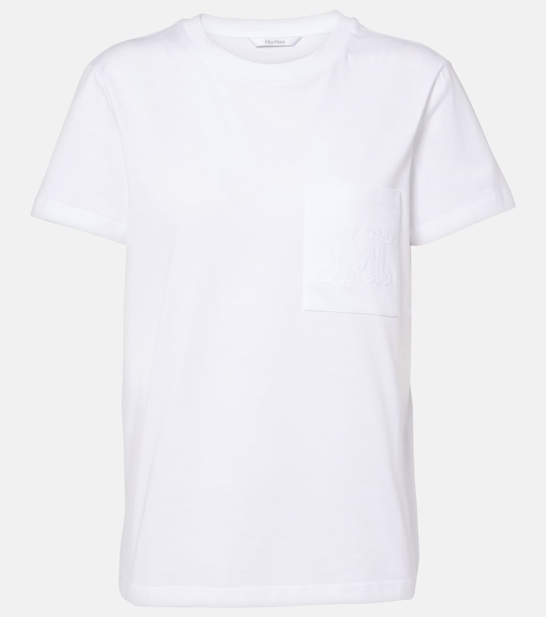 T-shirt Papaia brodé en coton | Max Mara