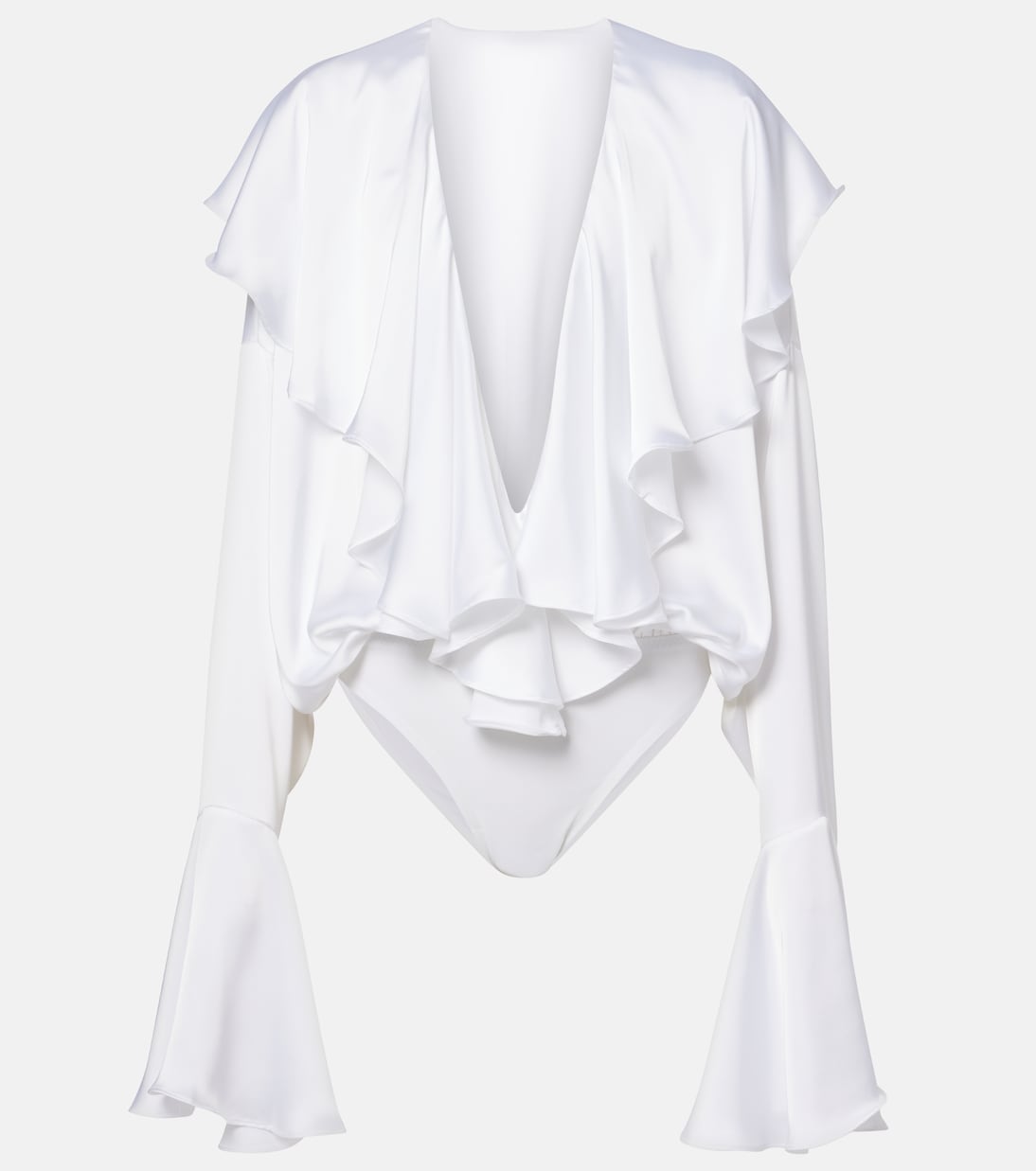 Ruffled bodysuit | Norma Kamali