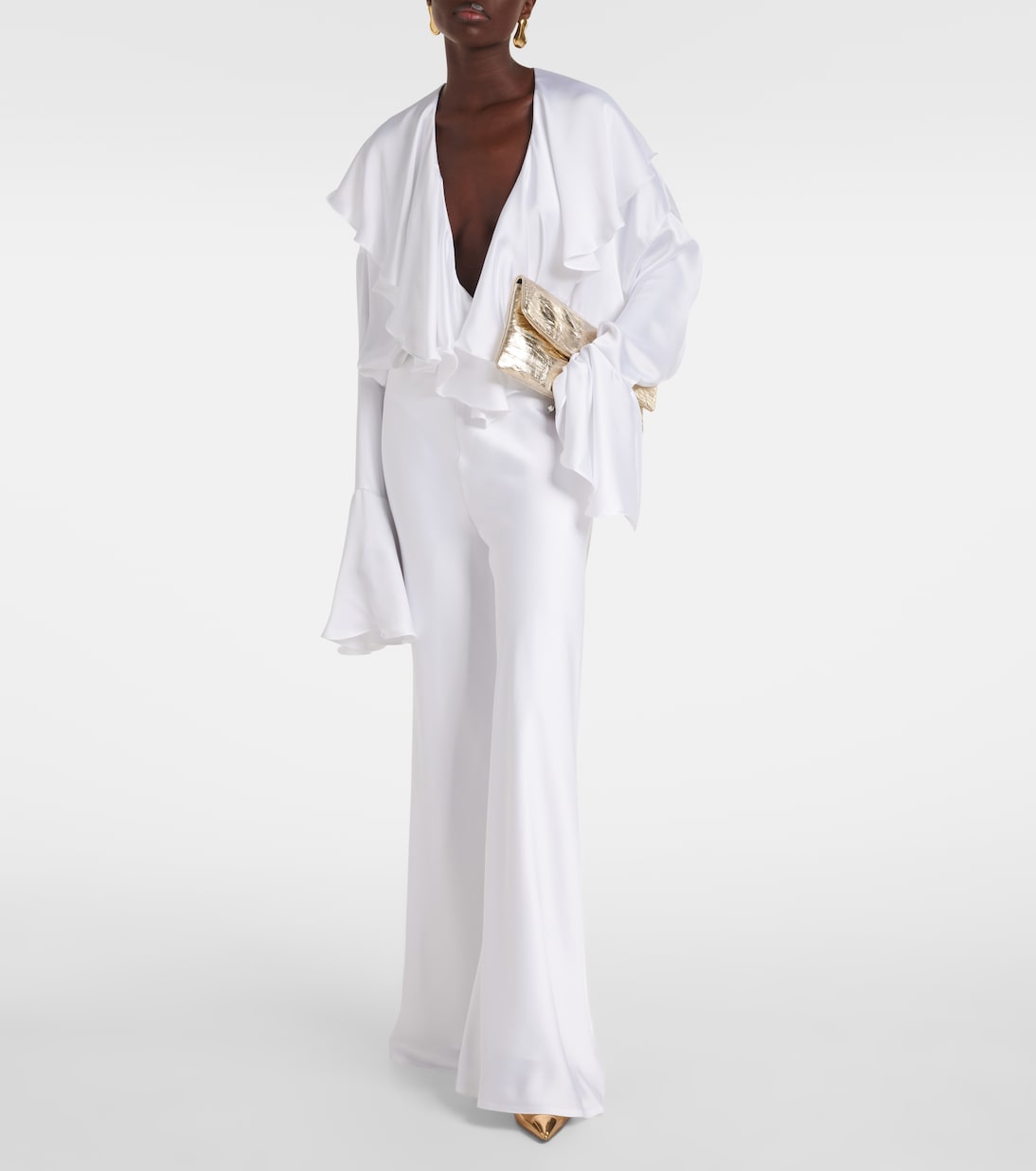 Ruffled bodysuit | Norma Kamali