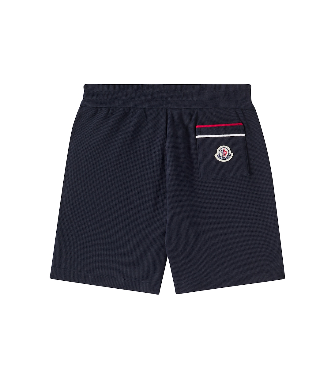 Bermuda in cotone con logo | Moncler Enfant