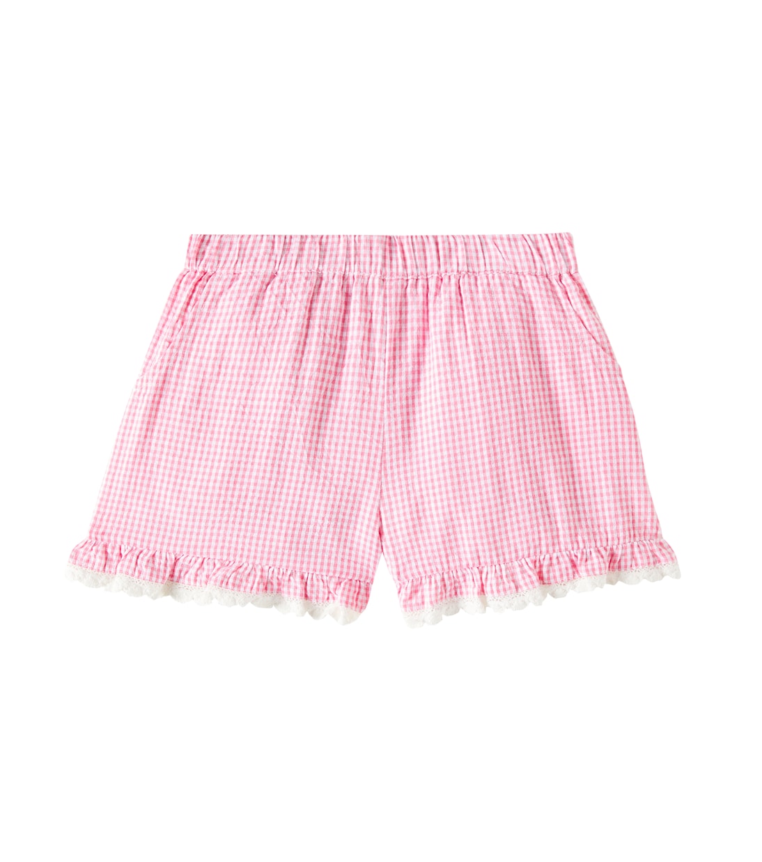 Short Vallaloid en coton à carreaux | Louise Misha