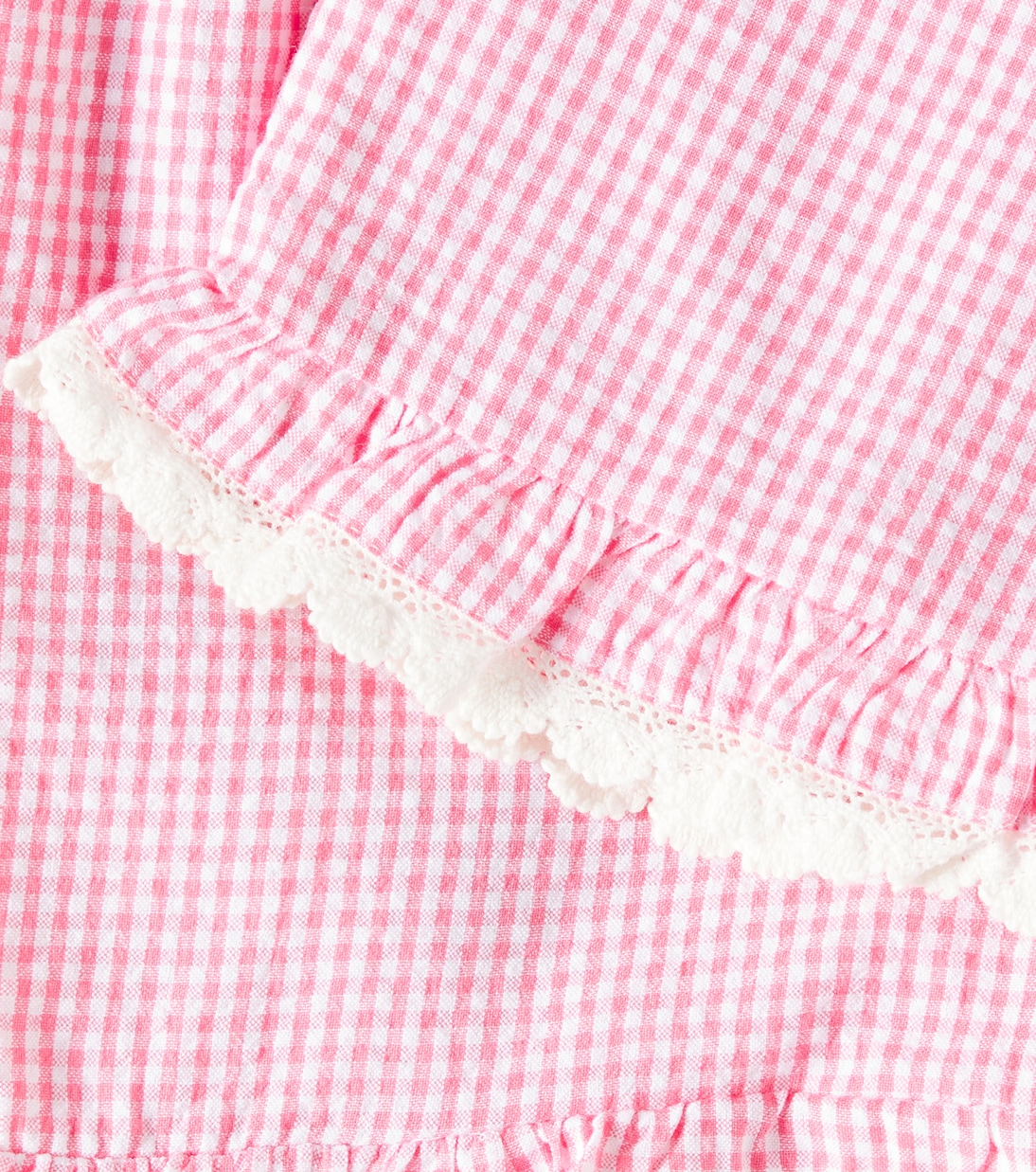 Short Vallaloid en coton à carreaux | Louise Misha