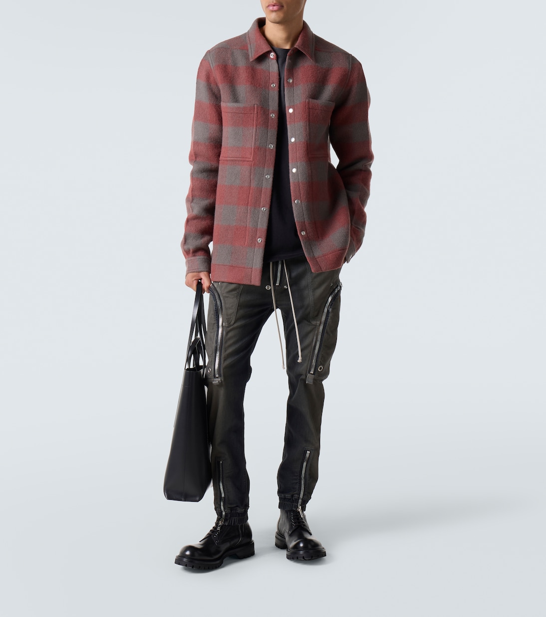 Bauhaus棉质混纺工装裤 | Rick Owens