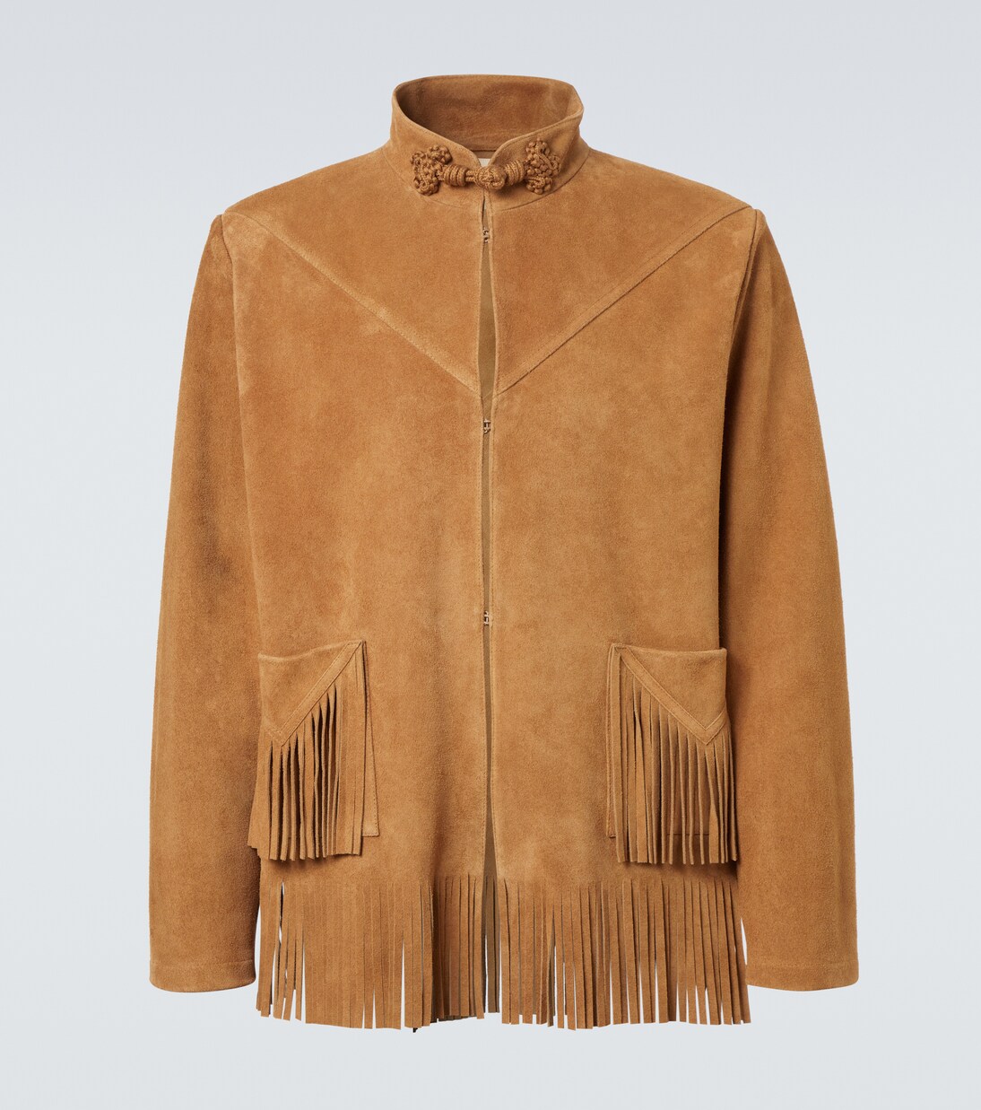 Giacca in suede con frange | Valentino