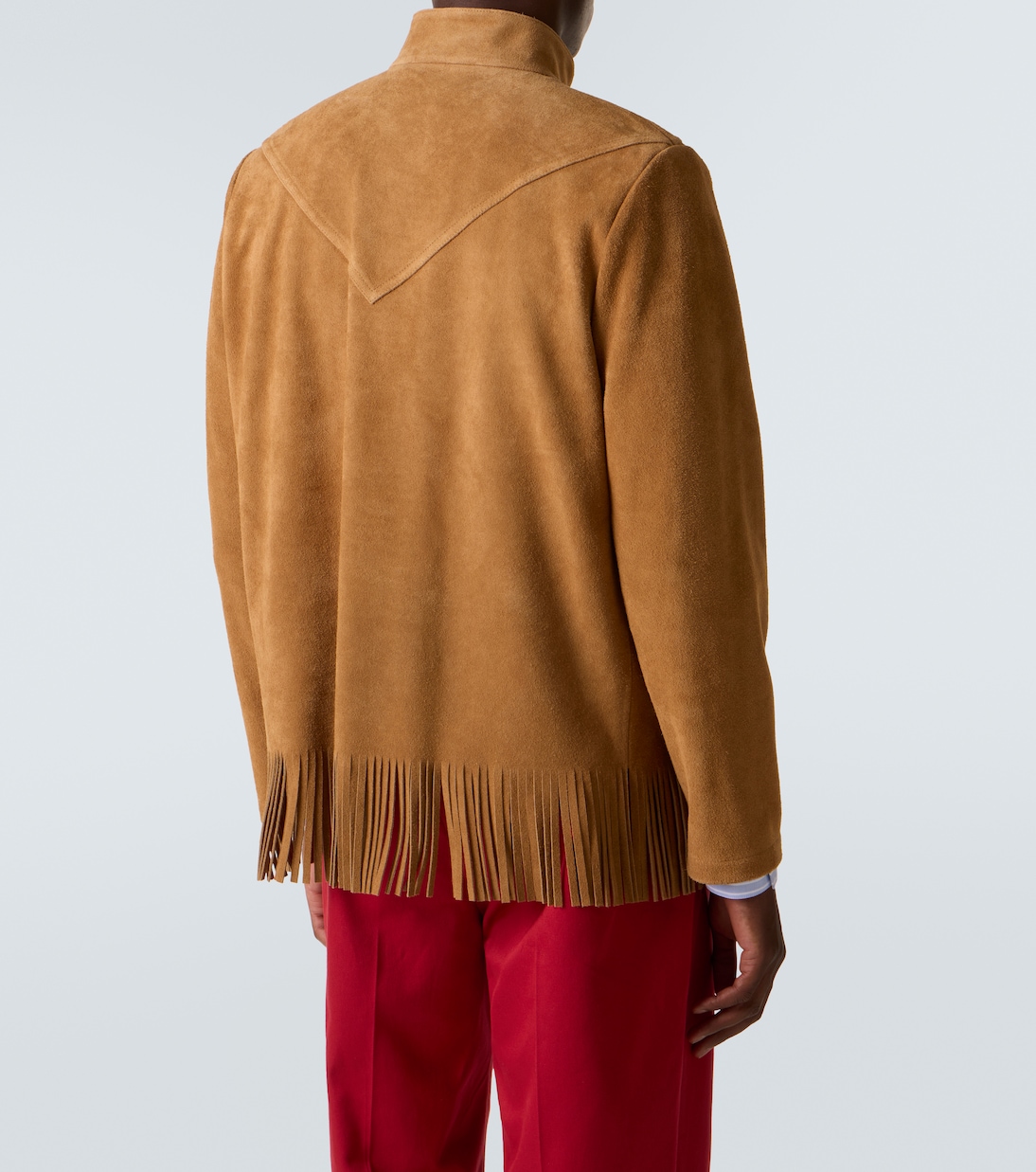 Giacca in suede con frange | Valentino