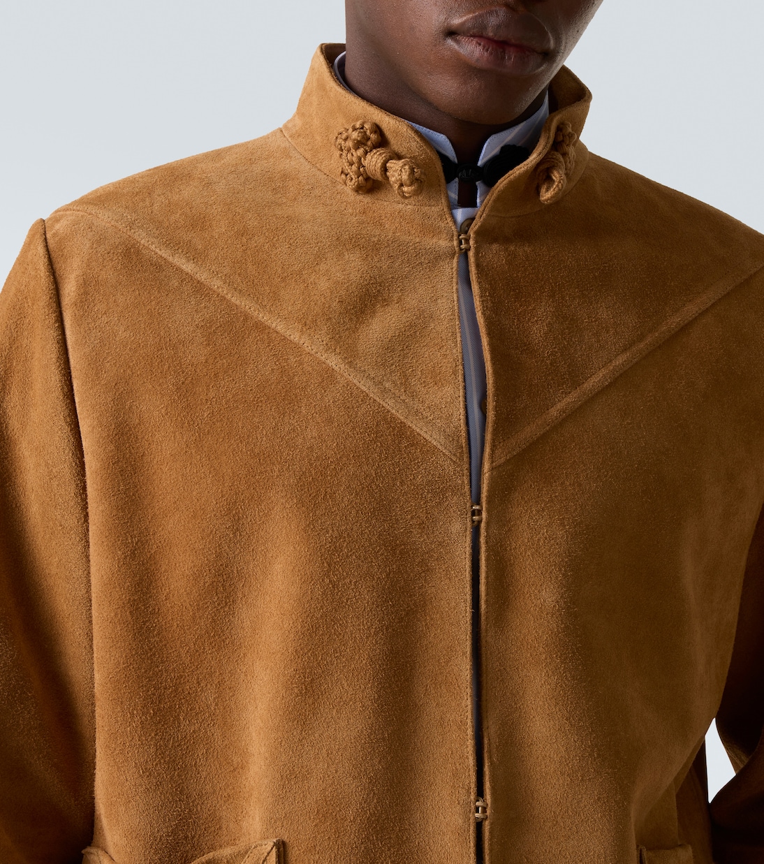 Giacca in suede con frange | Valentino