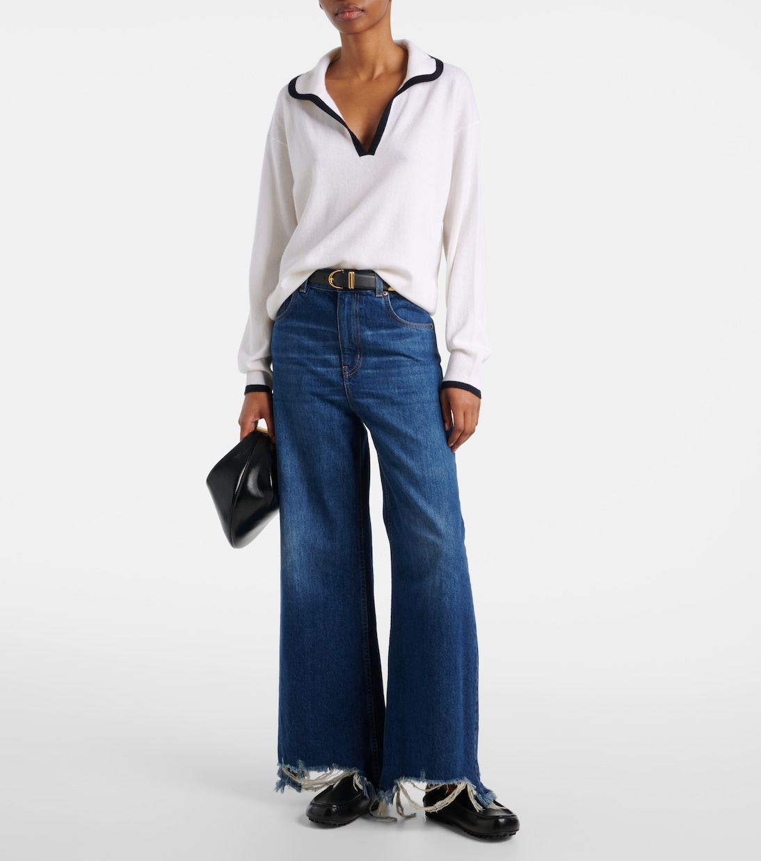 Polo in cashmere | Jardin des Orangers