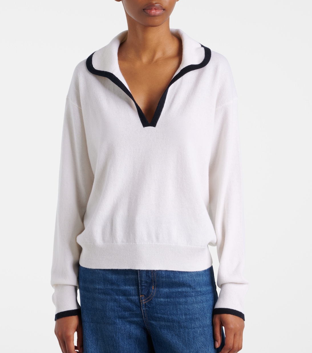 Polo in cashmere | Jardin des Orangers