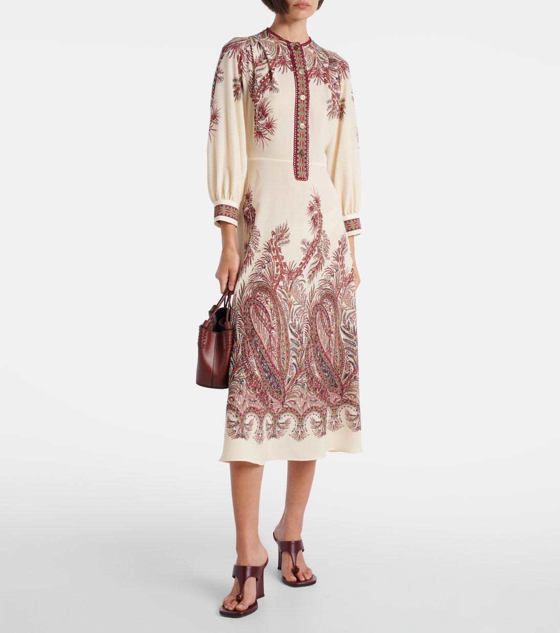 Abito chemisier con stampa paisley | Etro
