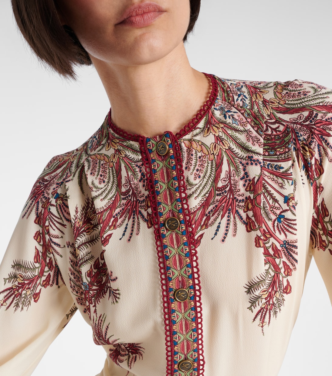 Abito chemisier con stampa paisley | Etro