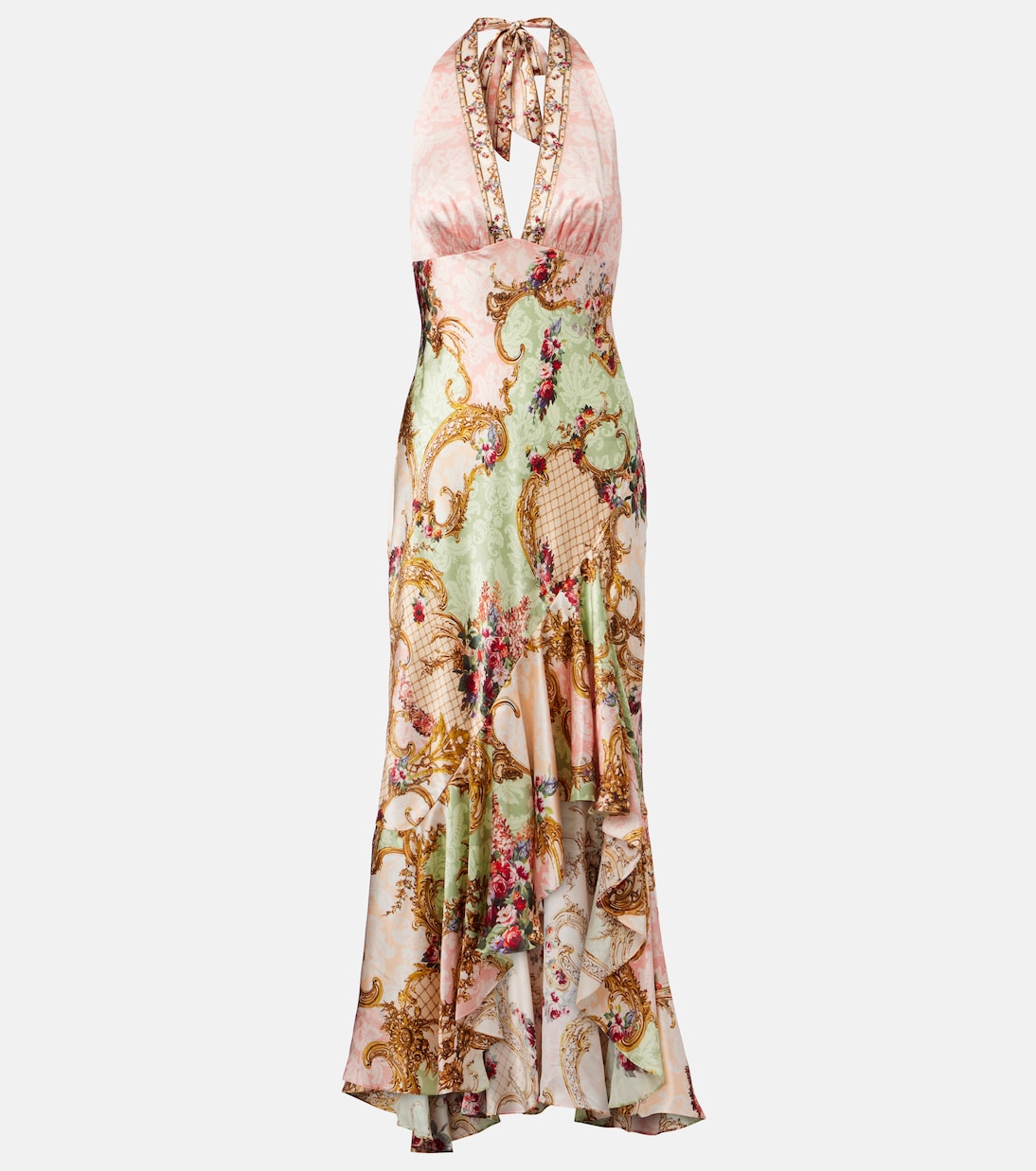 Maxikleid Queens Quarters aus Seide | Camilla