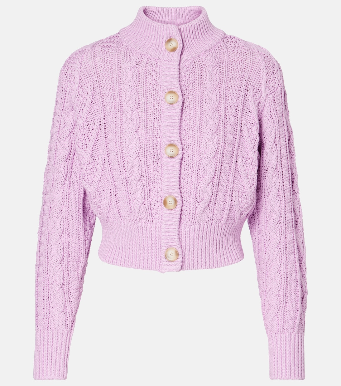 Cárdigan cropped Aleph de algodón trenzado | Emilia Wickstead