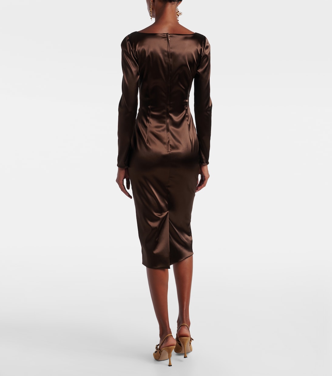 Abito midi in raso | Dolce&Gabbana