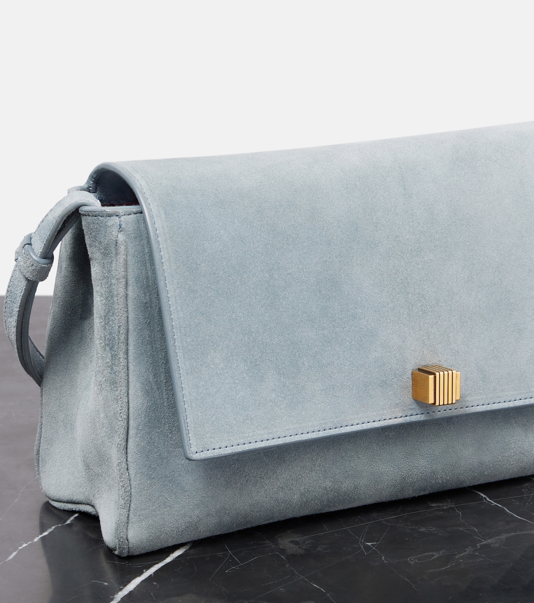 Audrey suede crossbody bag | Khaite