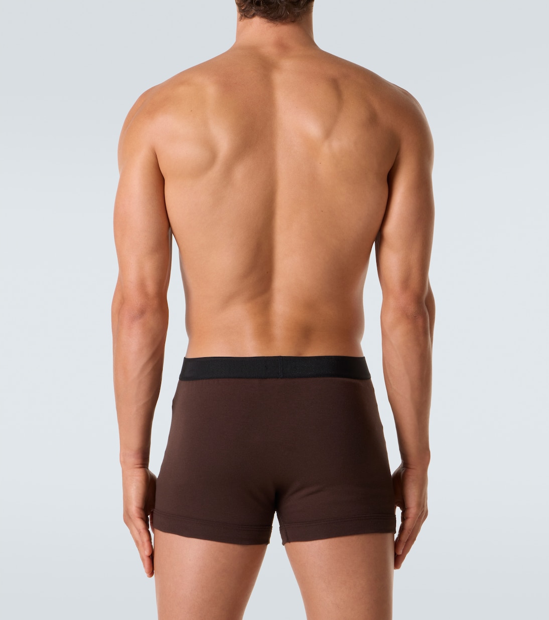 Logo cotton-blend boxer briefs | Tom Ford