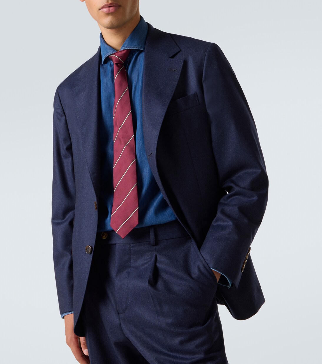 Costume en laine vierge | Brunello Cucinelli