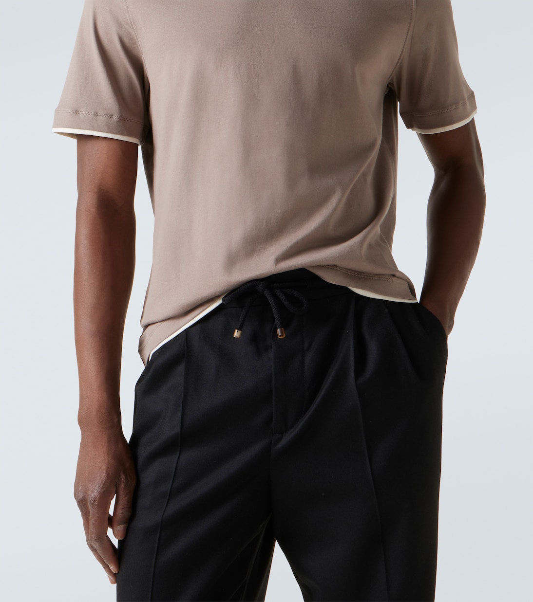 T-Shirt aus Baumwoll-Jersey | Brunello Cucinelli