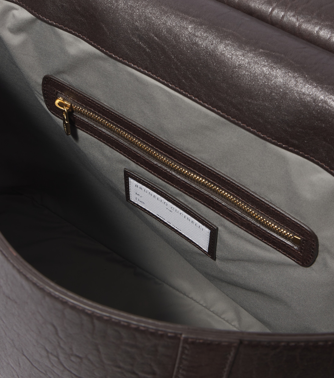 Leather travel bag | Brunello Cucinelli