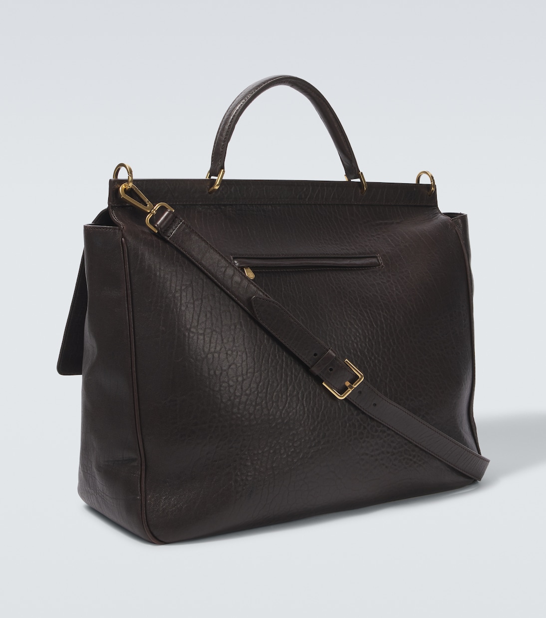 Leather travel bag | Brunello Cucinelli