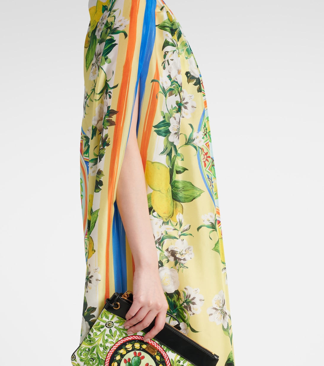 Printed silk cape | Dolce&Gabbana