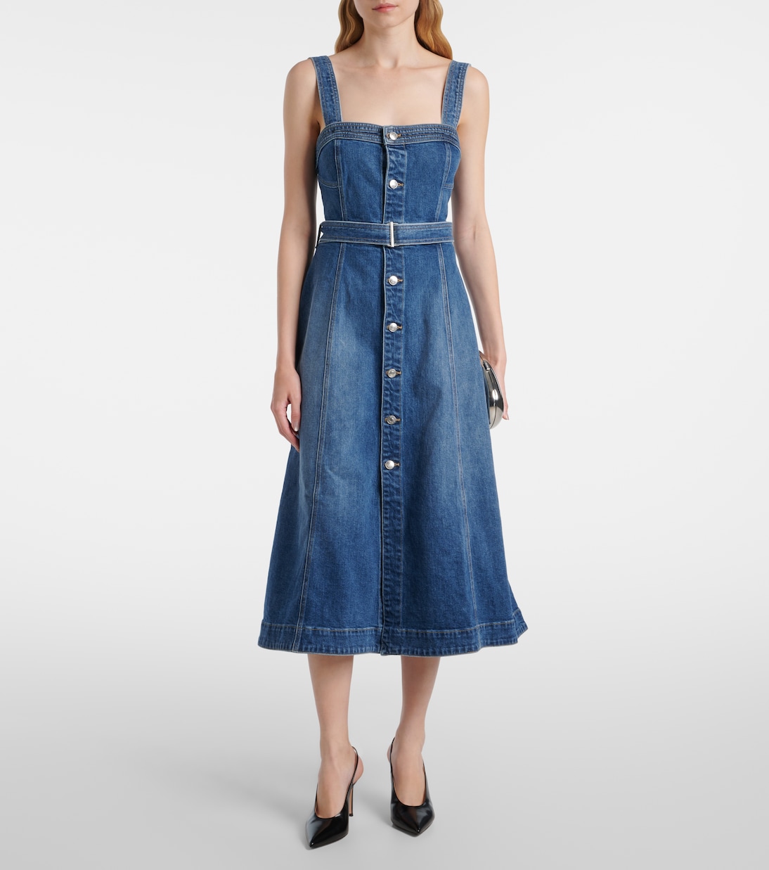 Abito midi di jeans Alba | Simkhai