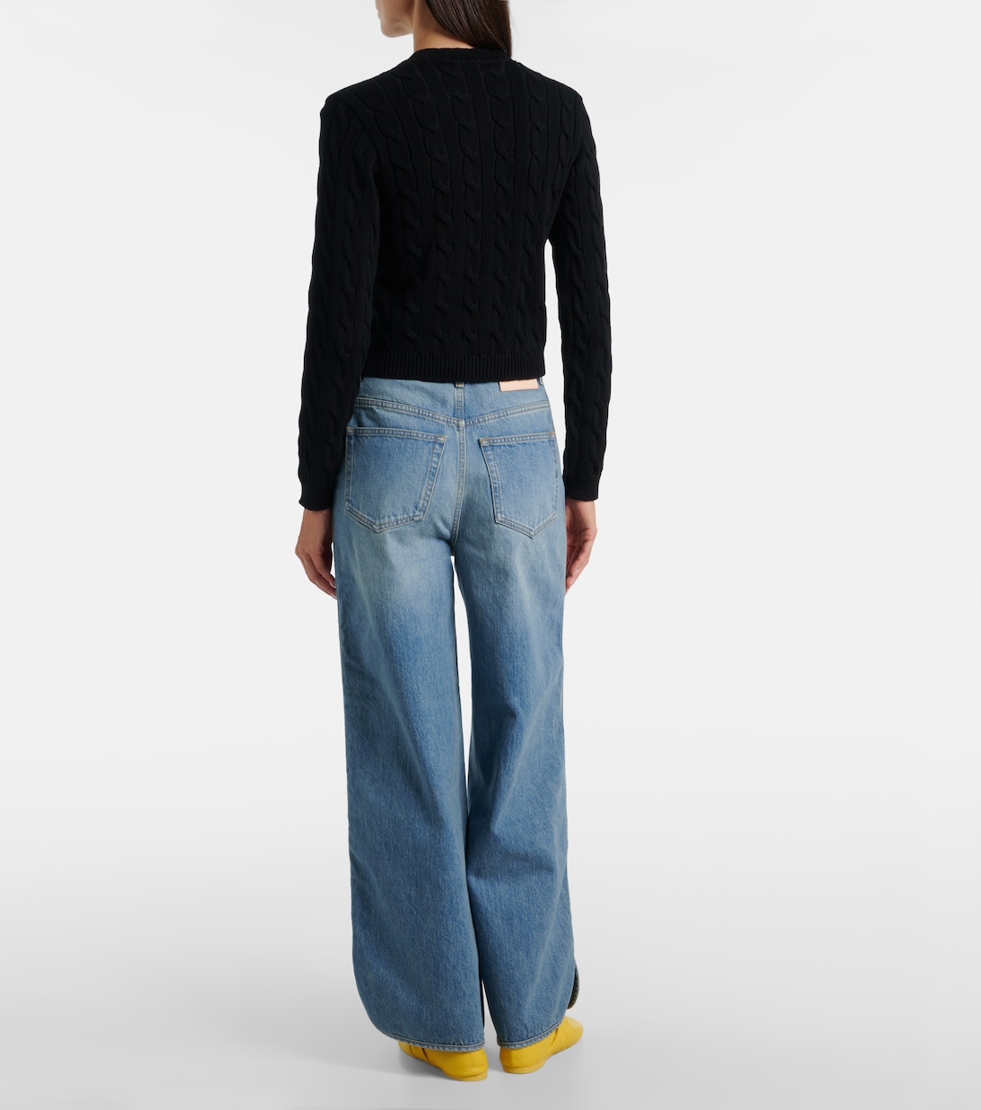 Cardigan in cotone con ricamo | Loewe