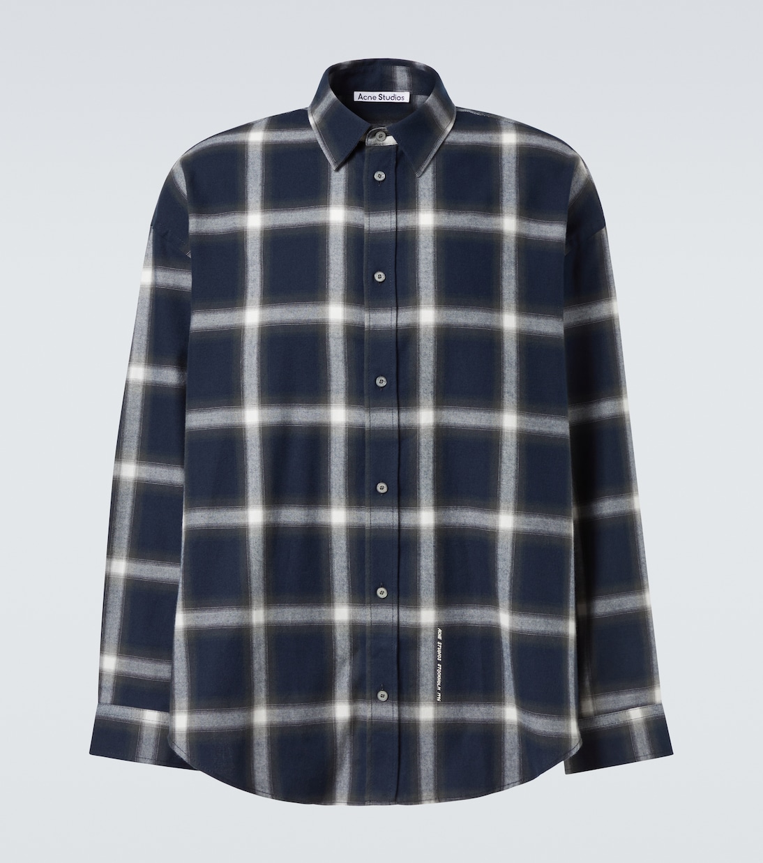 Camisa de algodón a cuadros | Acne Studios